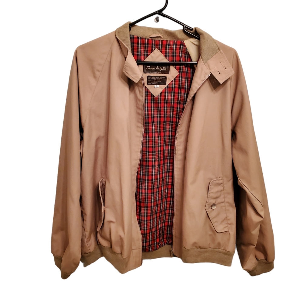 Eleven Sixty Six Vintage Men's Tan Jacket  Size Large